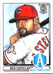2021 Topps Big League Art Of The Game ATG-NC Nick Castellanos Reds